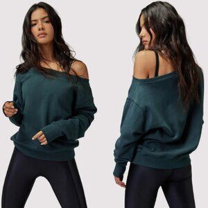 Spiritual Gangster Vida Off Shoulder Sweatshirt Size Small - 47553